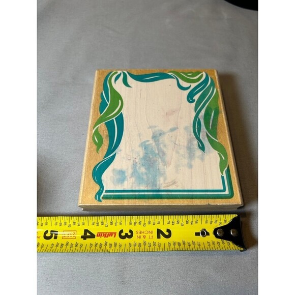 Large Size Frame Rubber Crafting Stamp - Picture 4 of 4